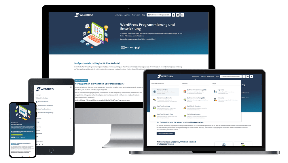 webturo.de Website Projekt Referenz